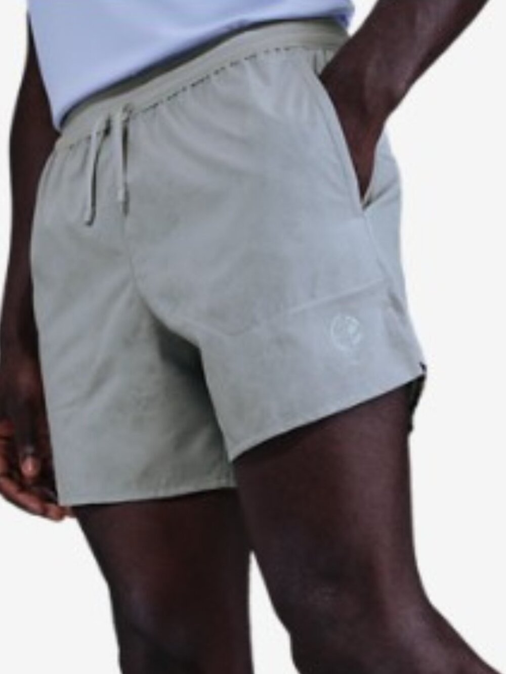 Nike Stride 5" Brief-Lined Reflective Running Shorts Grey IM7835-077 Size Large